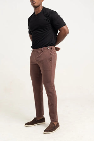 CALÇA ATENAS - MARROM - imagem 1